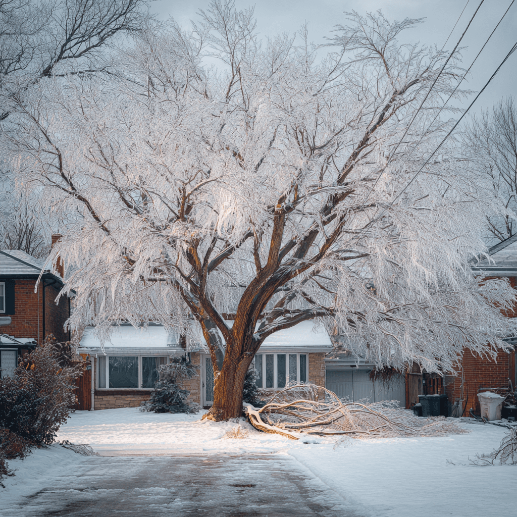 What to Do After an Ice Storm Damages Your Trees in Toronto