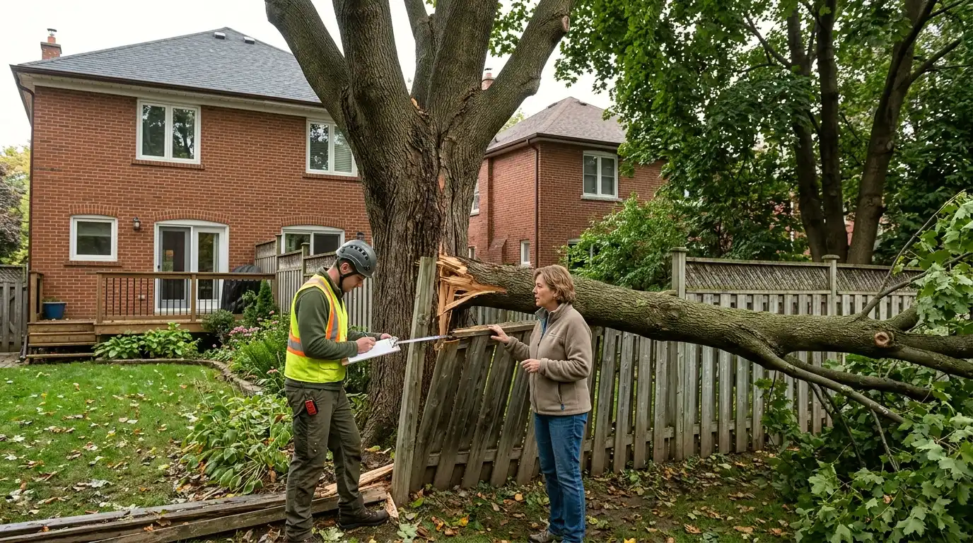 Does home insurance cover tree removal in Toronto: When a Neighbour's Tree Falls on Your Property
