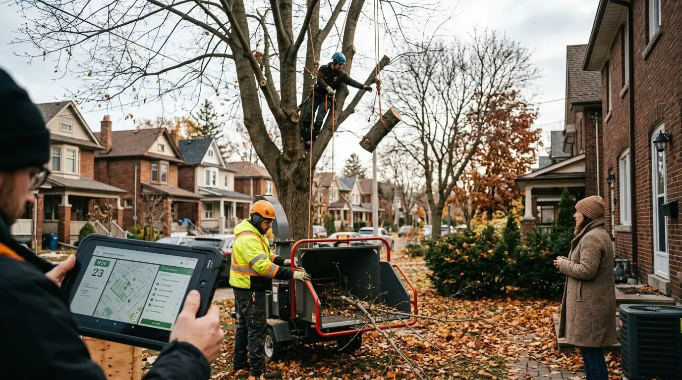 Late fall tree removal in Toronto: Scheduling may be easier than peak summer