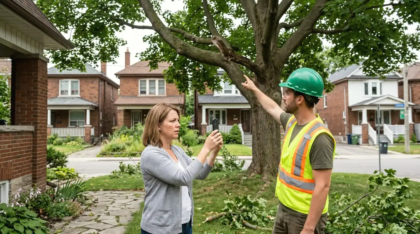 Neighbour's tree falling on my property in Toronto: The 311 Complaint Process in Toronto