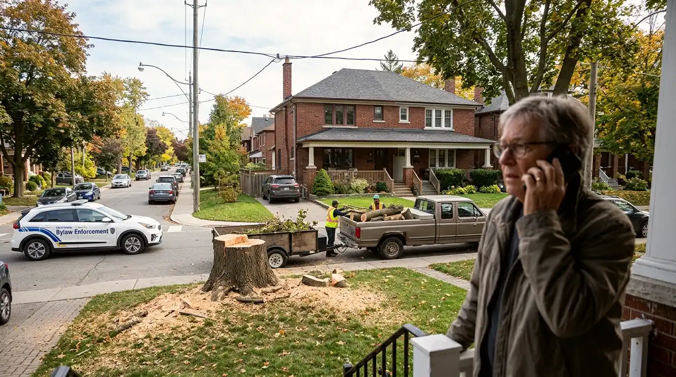 Remove a tree without a permit in Toronto: How the City Finds Out