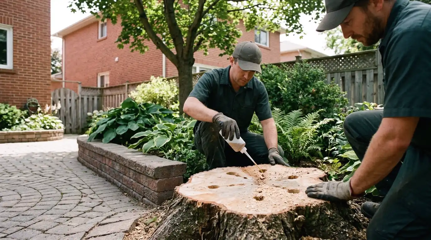 Stump removal methods in Toronto: When chemical treatment makes sense