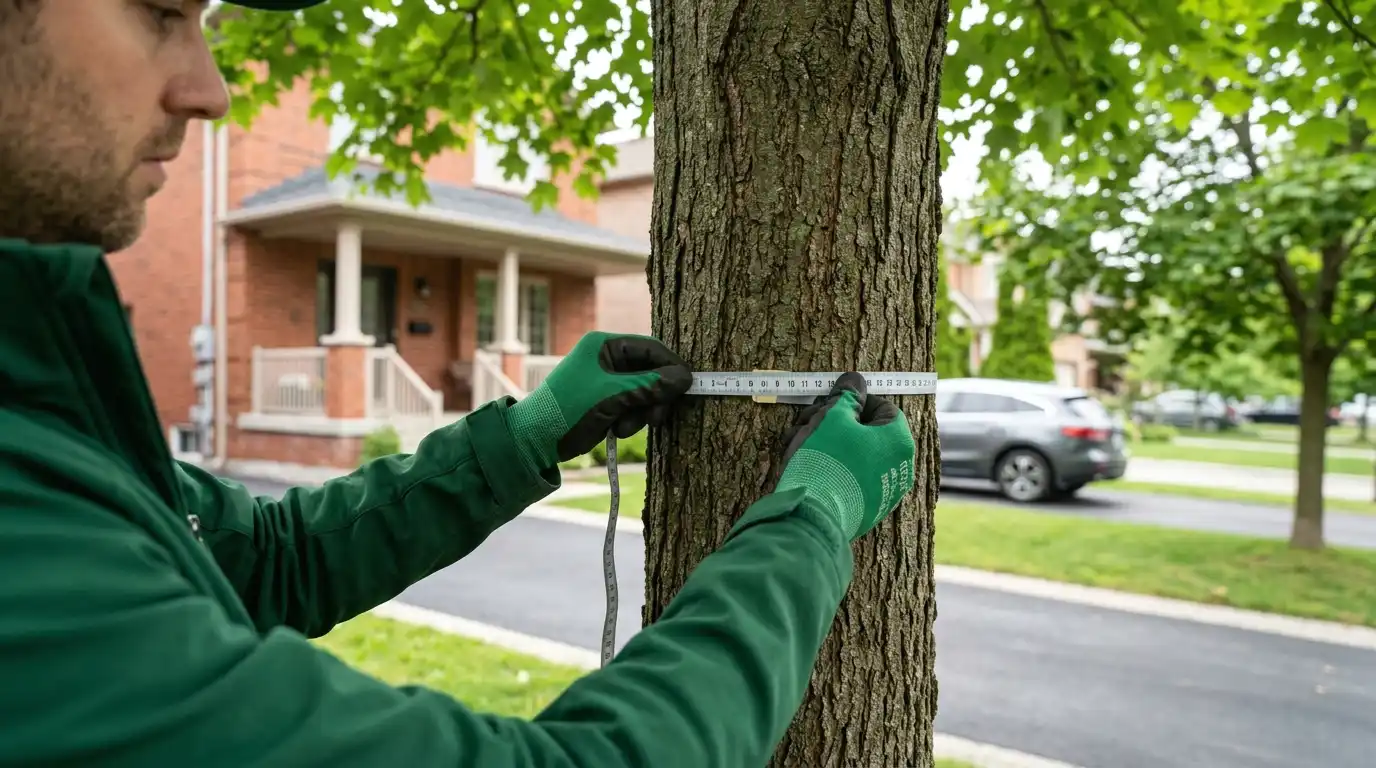 How to measure DBH for the Toronto tree bylaw