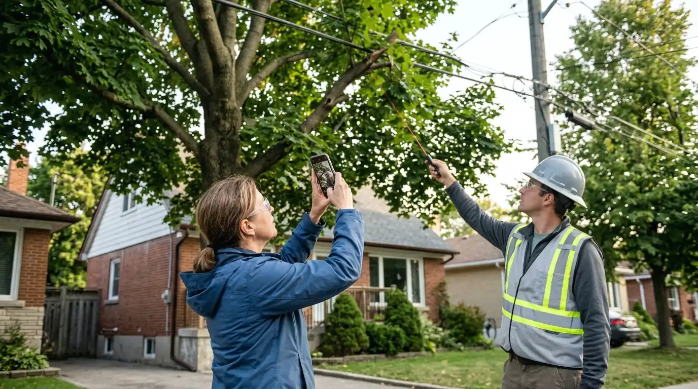 Tree near power lines in Toronto: Need to Send a Tree-Near-Lines Request?