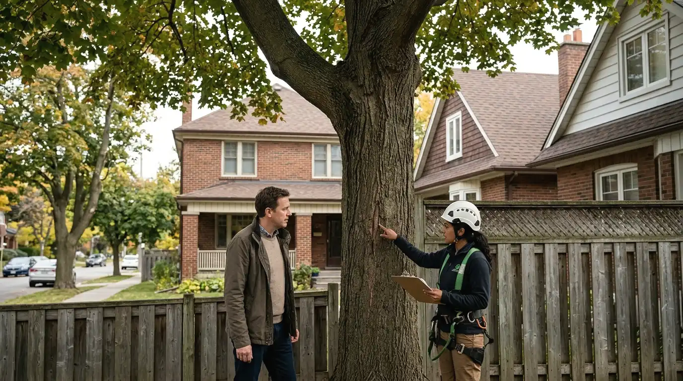 Tree on a property line in Toronto: Toronto Permit Issues for Boundary Trees
