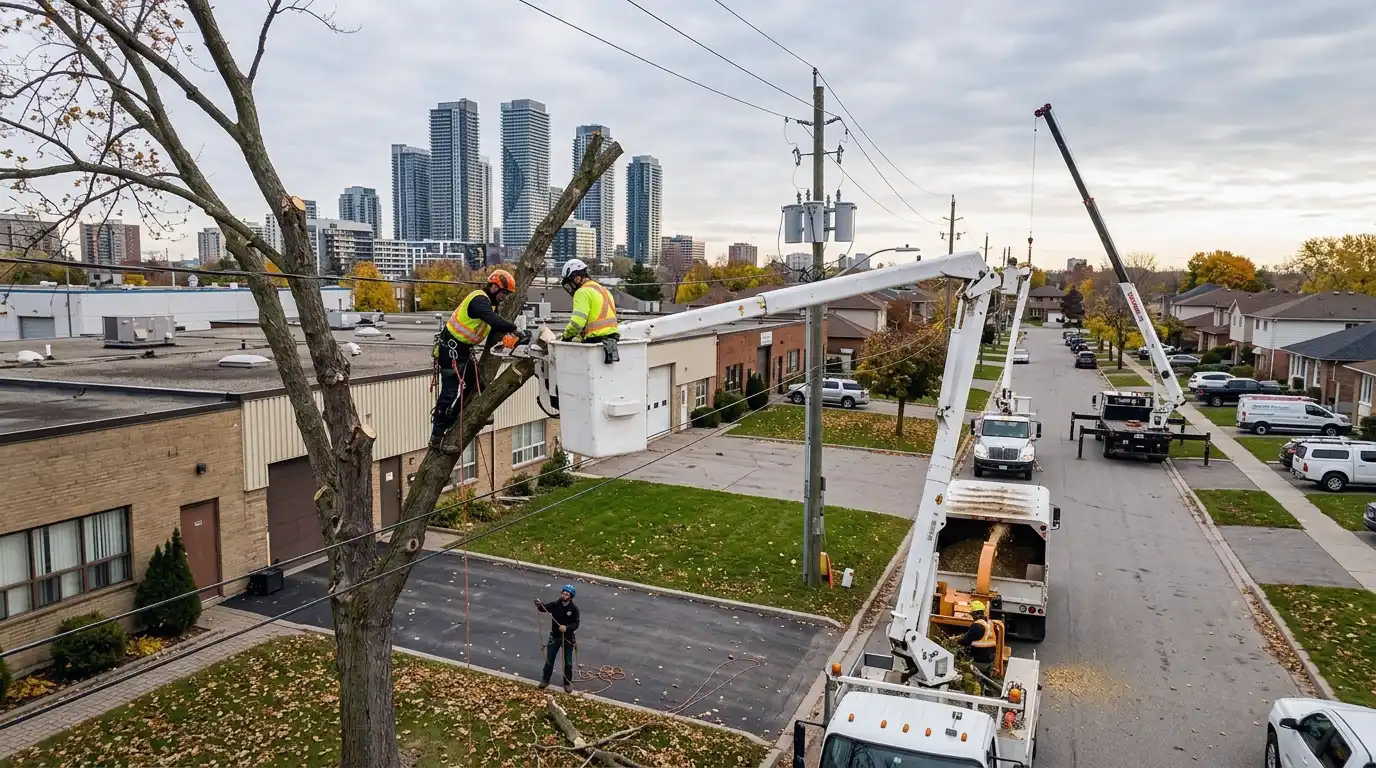 Tree removal cost in Vaughan: Concord and Vaughan Metropolitan Centre area