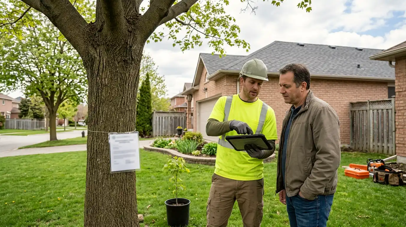 Tree removal permit in Markham: Decision and conditions
