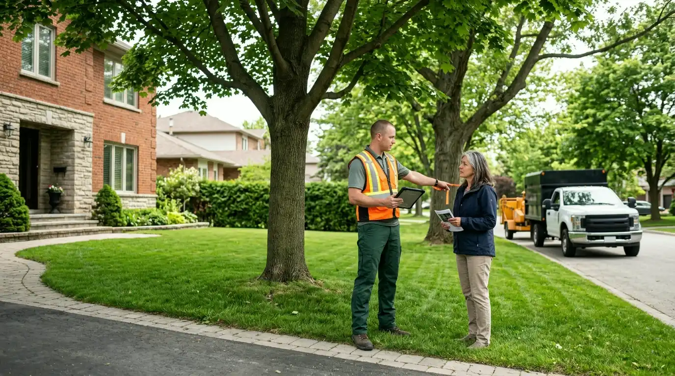 Tree permit in Vaughan: Wait for City review and conditions