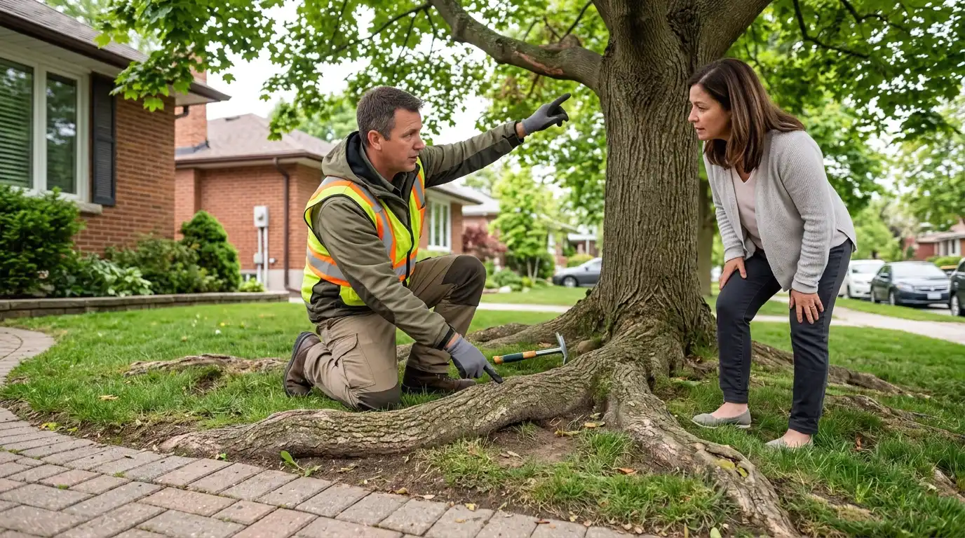 Tree surface roots in Toronto: What Cutting Surface Roots Actually Does