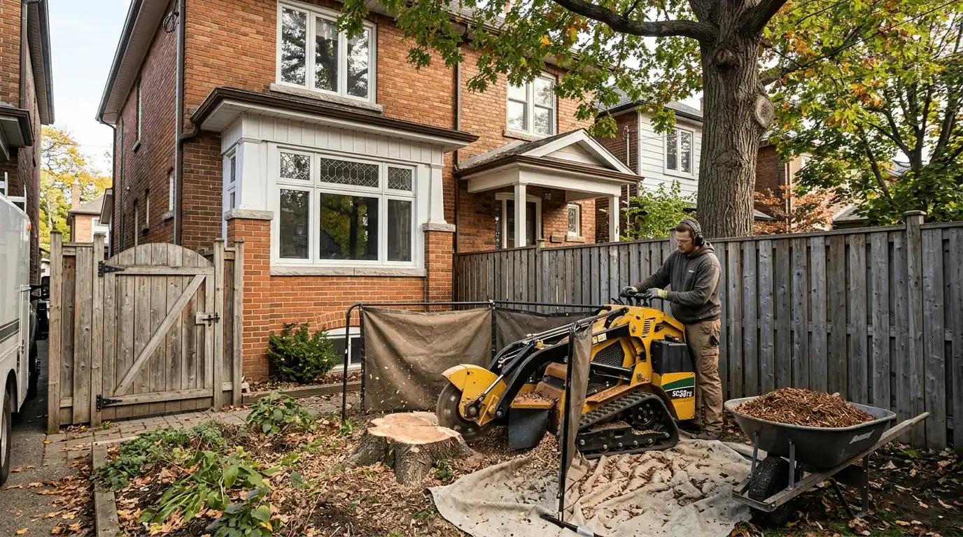 Toronto Tree Services stump in Toronto