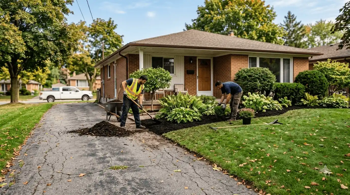 Landscaping in Scarborough professional service scene in Agincourt, Scarborough