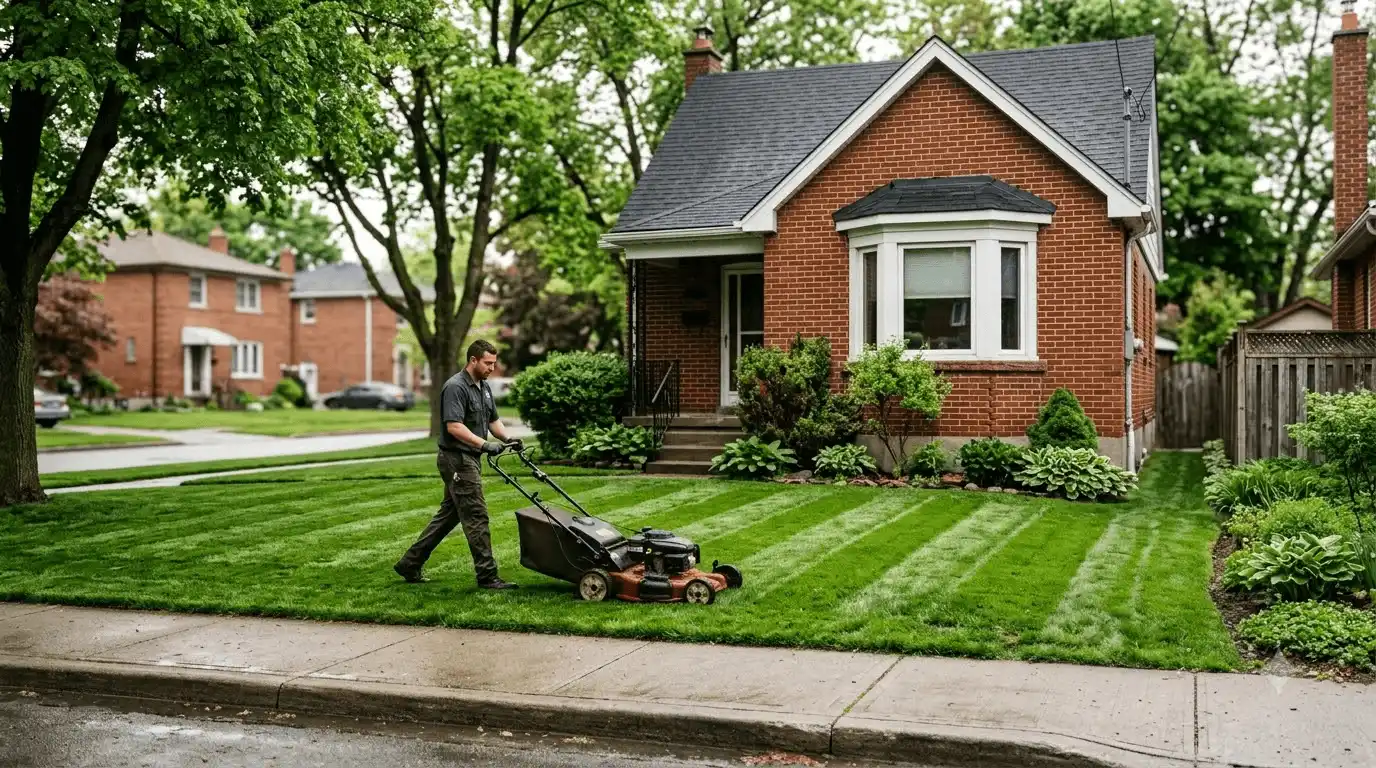 Lawn Care in Scarborough professional service scene in Agincourt, Scarborough