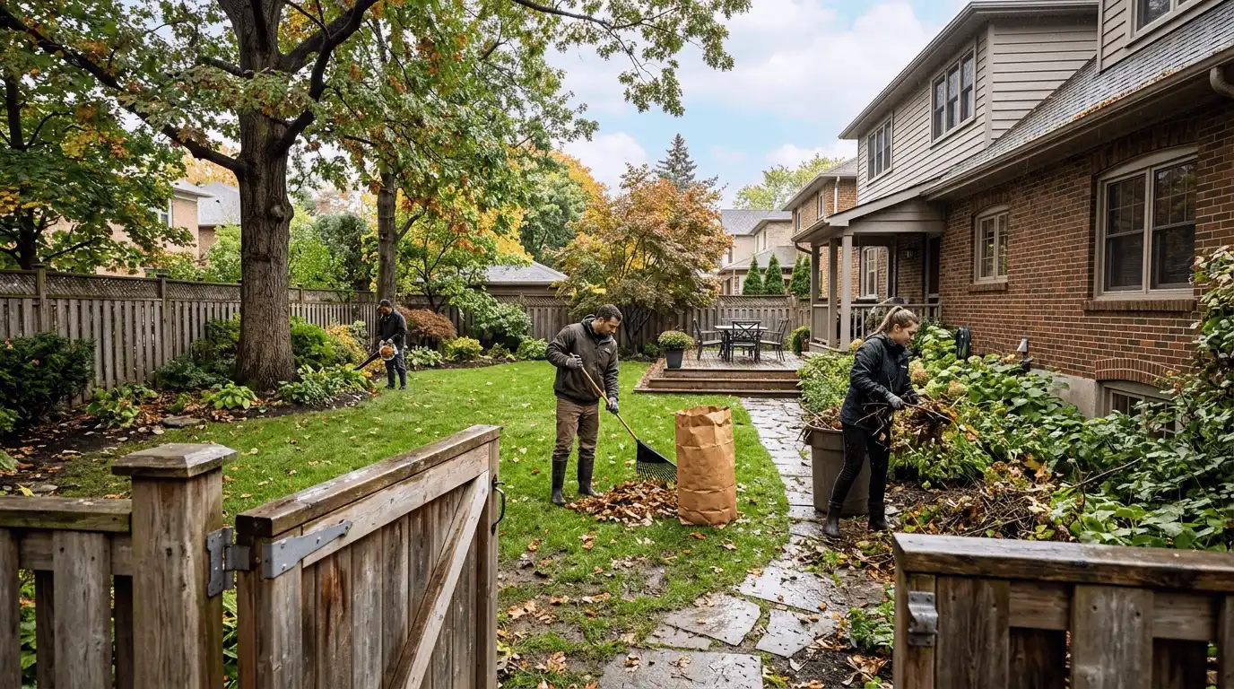 Yard & Seasonal Cleanup from Scarborough to Durham professional service scene in Scarborough to Durham