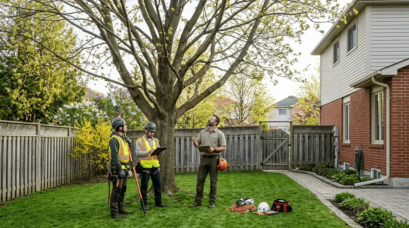 Tree Services in Ajax professional service scene in Pickering Village, Ajax