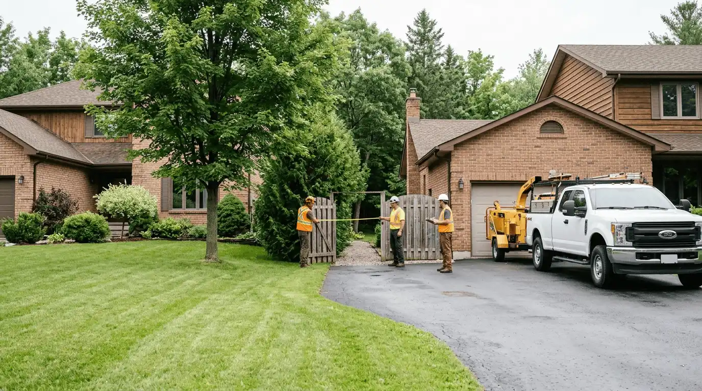 Tree Services in Barrie tree-service access planning in Ardagh Bluffs, Barrie