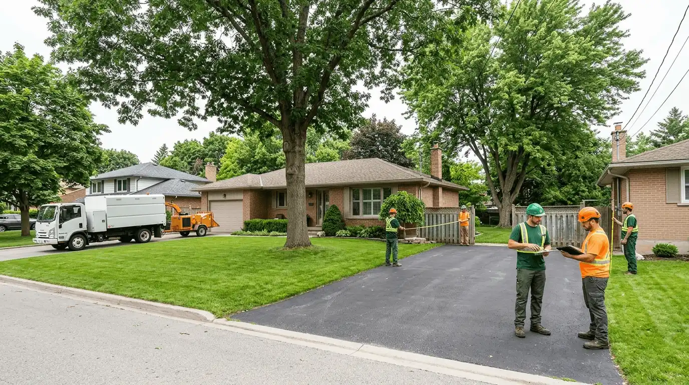 Tree Services in Burlington tree-service access planning in Roseland, Burlington