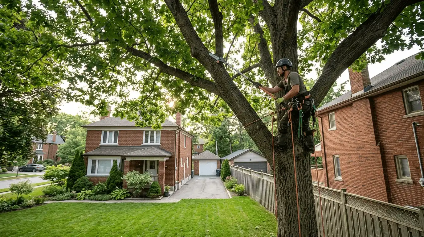 Tree Pruning & Trimming professional service scene in Humber Valley Village, Etobicoke