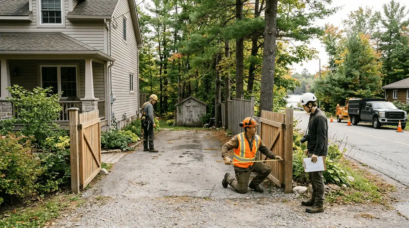 Tree Services in Gravenhurst tree-service access planning in Gull Lake, Gravenhurst