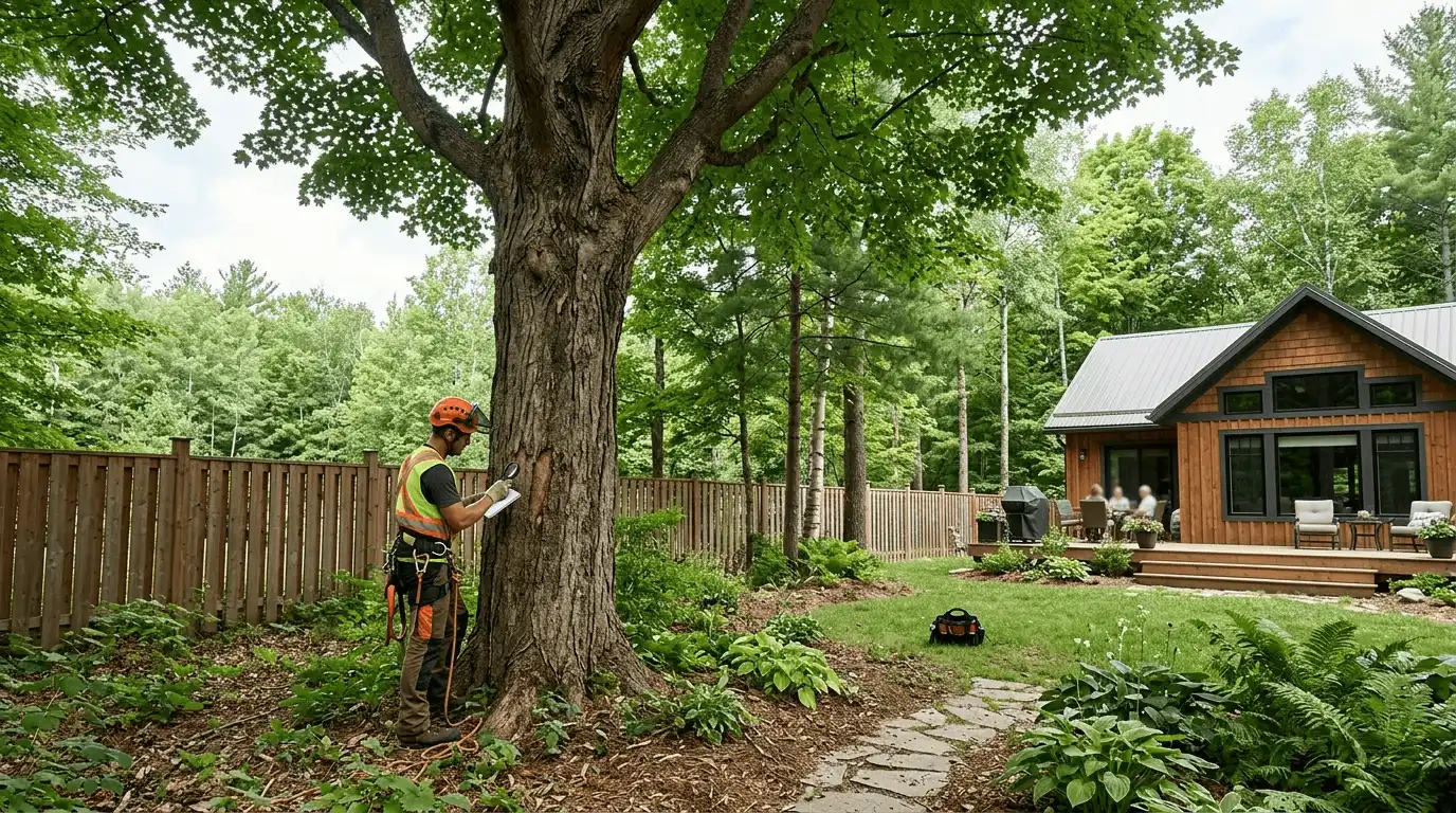 Tree Services in Gravenhurst arborist property assessment in Lake Muskoka, Gravenhurst