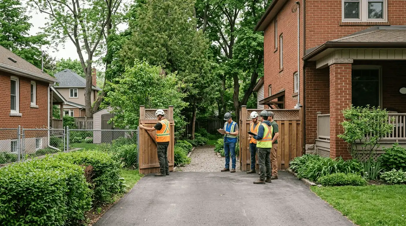 Tree Services in Hamilton tree-service access planning in Durand, Hamilton