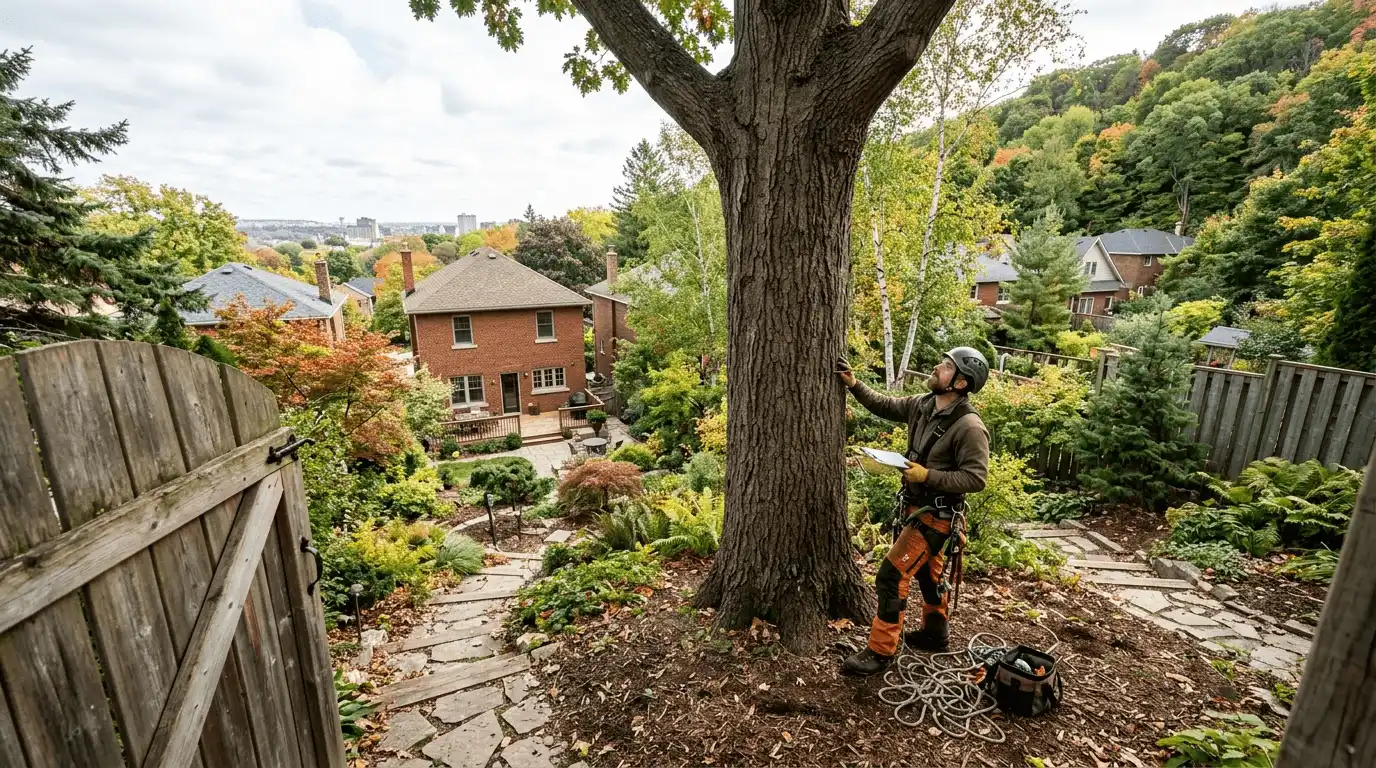 Tree Services in Hamilton arborist property assessment in Kirkendall, Hamilton