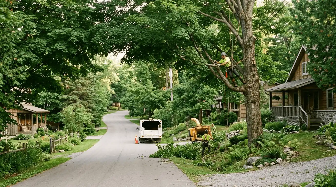 Tree Services in Kawartha Lakes local mature tree canopy in Bobcaygeon, Kawartha Lakes