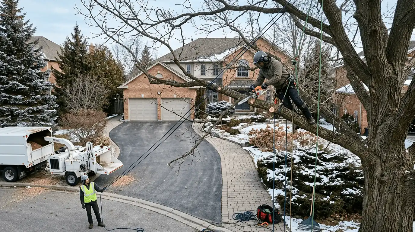 Tree Pruning & Trimming selective canopy pruning technique in Box Grove, Markham