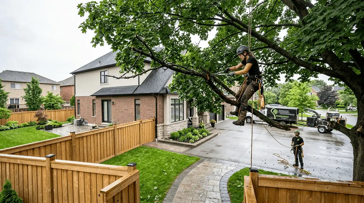 Tree Pruning & Trimming professional service scene in Thornhill, Markham