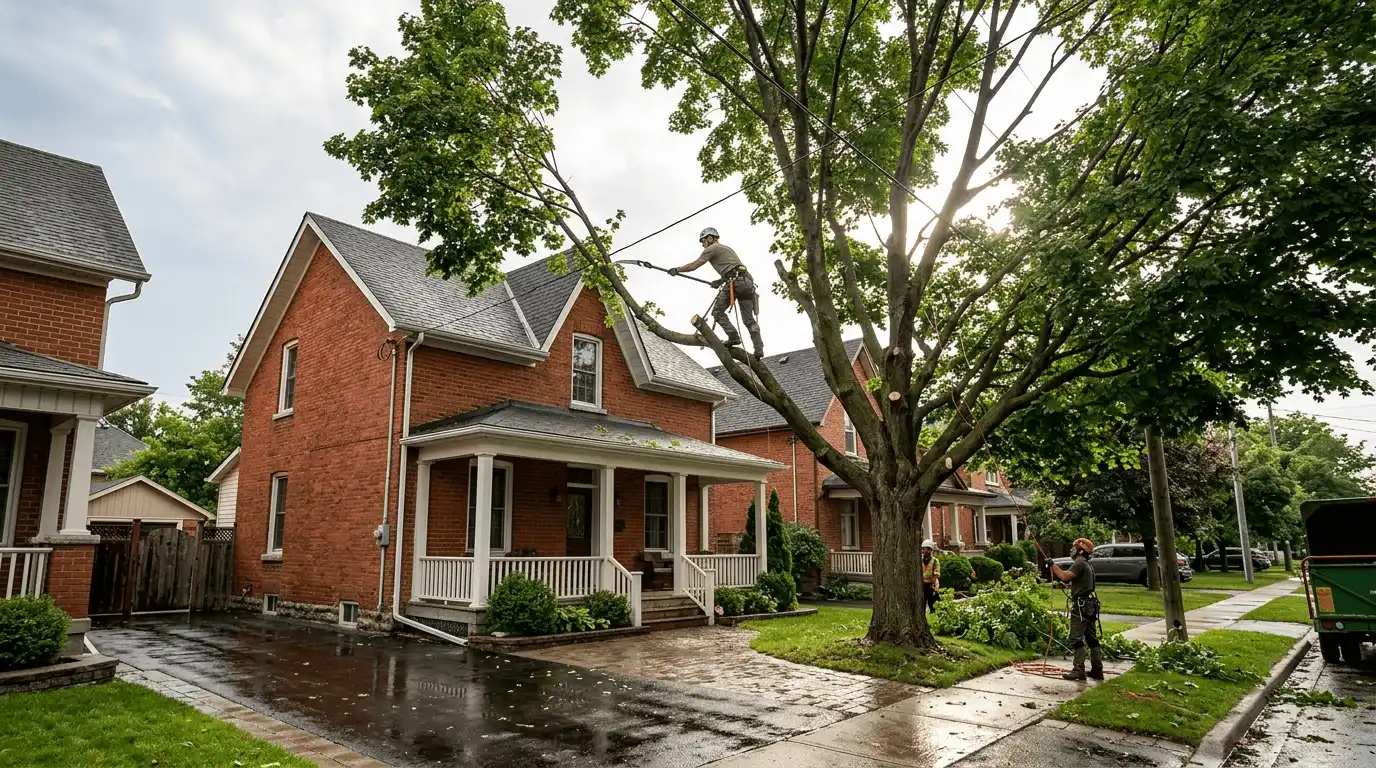 Tree Pruning & Trimming clearance pruning near property features in Cachet, Markham