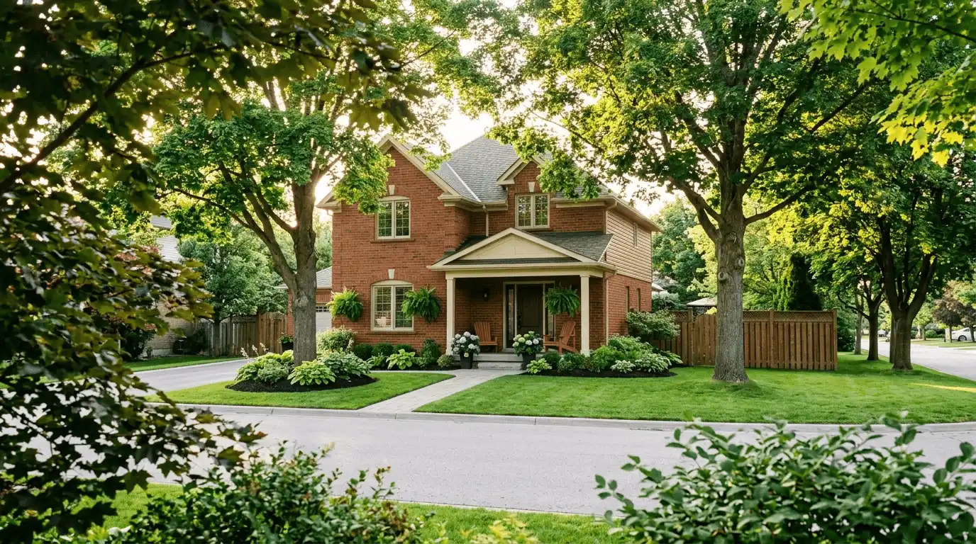 Tree Services in Milton finished property after tree care in Scott, Milton