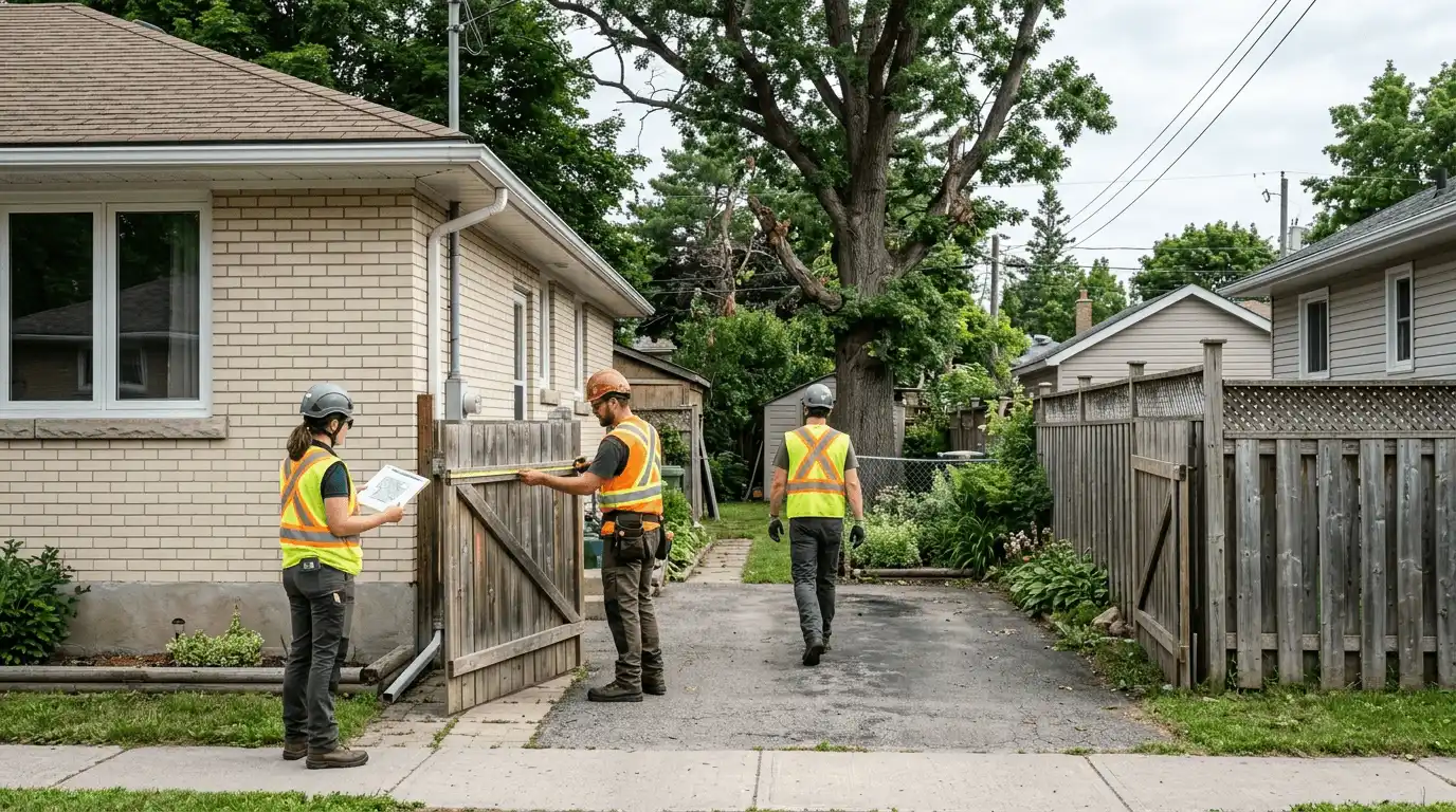 Tree Services in Peterborough tree-service access planning in Ashburnham, Peterborough