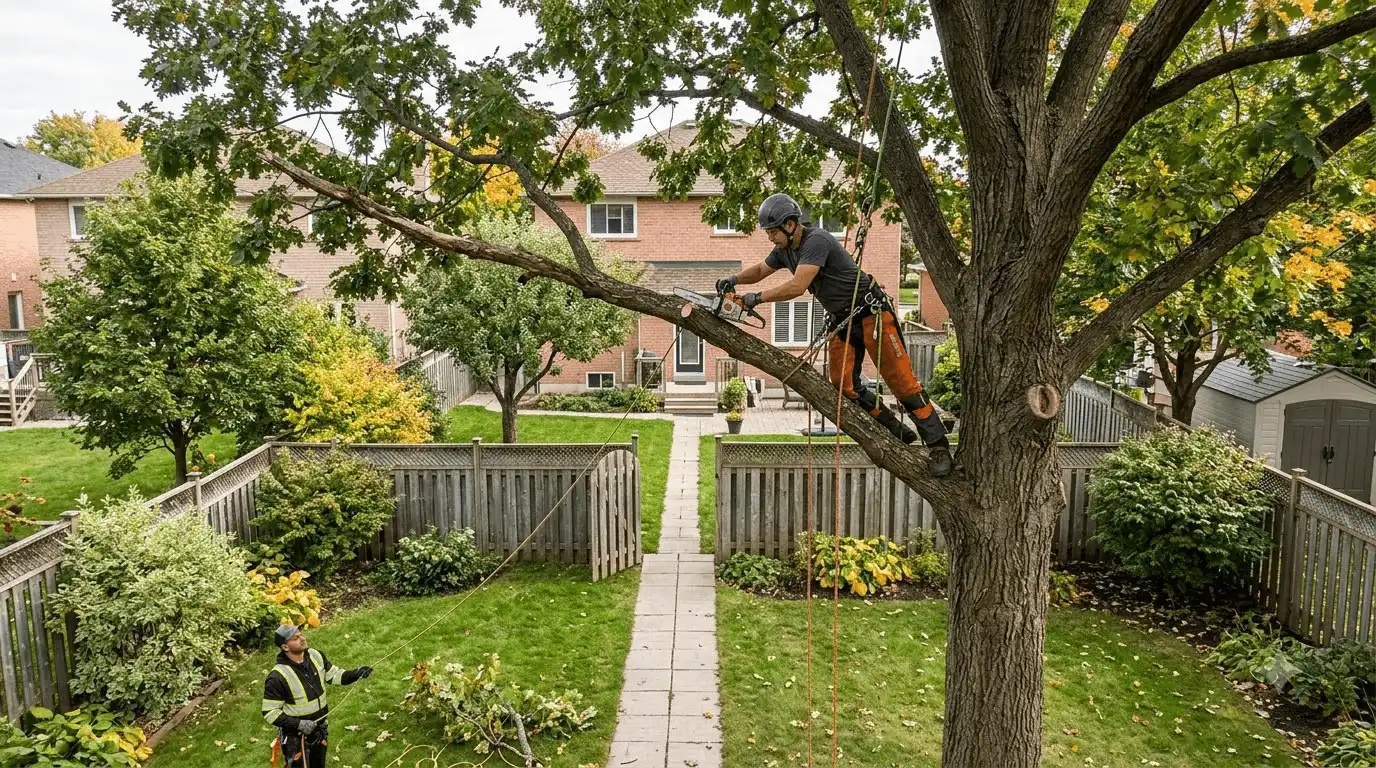 Tree Pruning & Trimming selective canopy pruning technique in Village East, Pickering