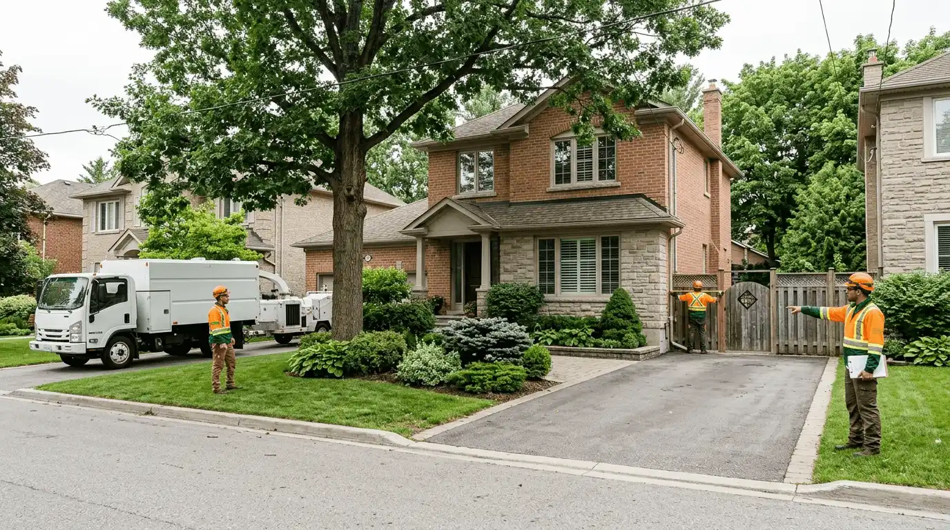 Tree Services in Thornhill tree-service access planning in Thornhill Woods, Thornhill