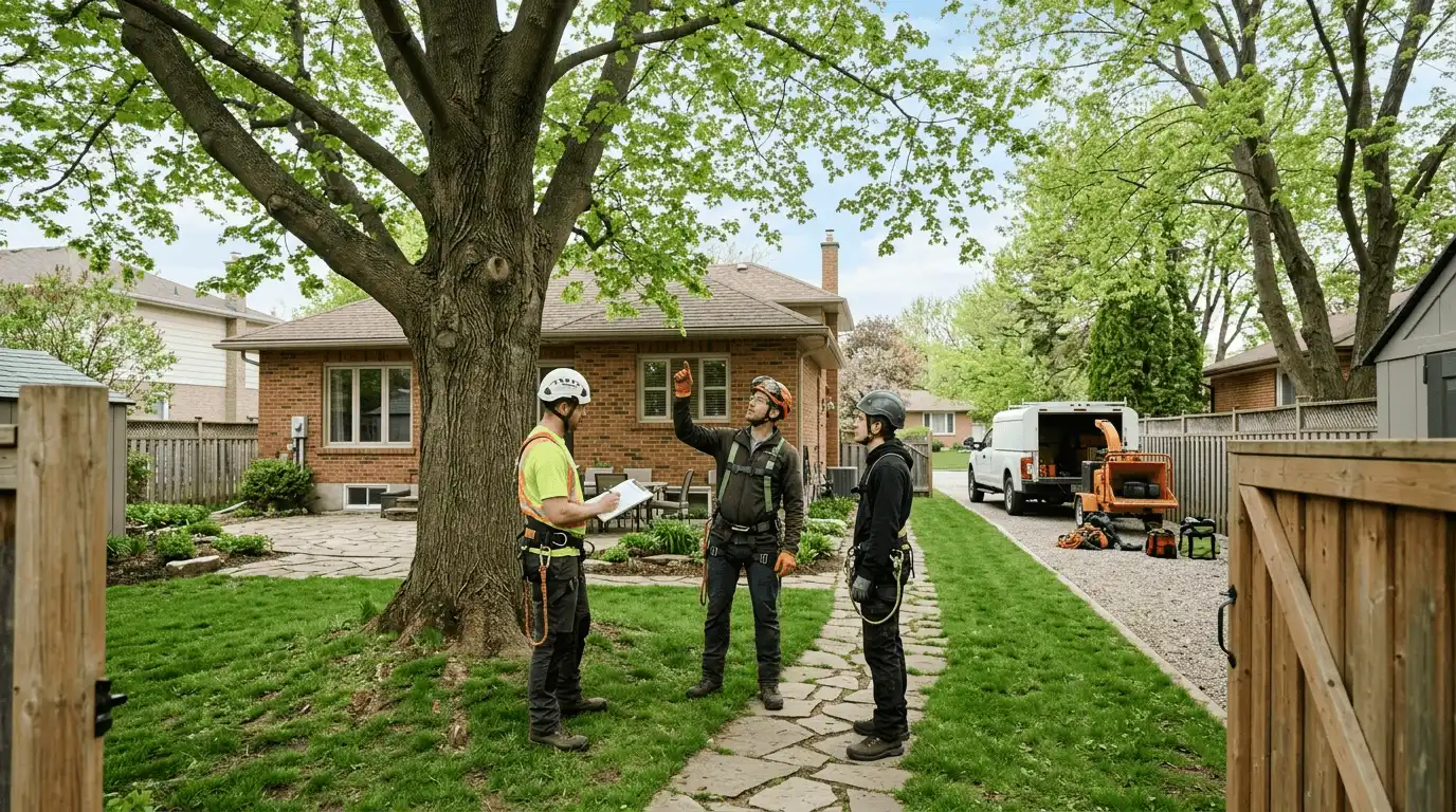 Tree Services in Whitby professional service scene in Brooklin, Whitby