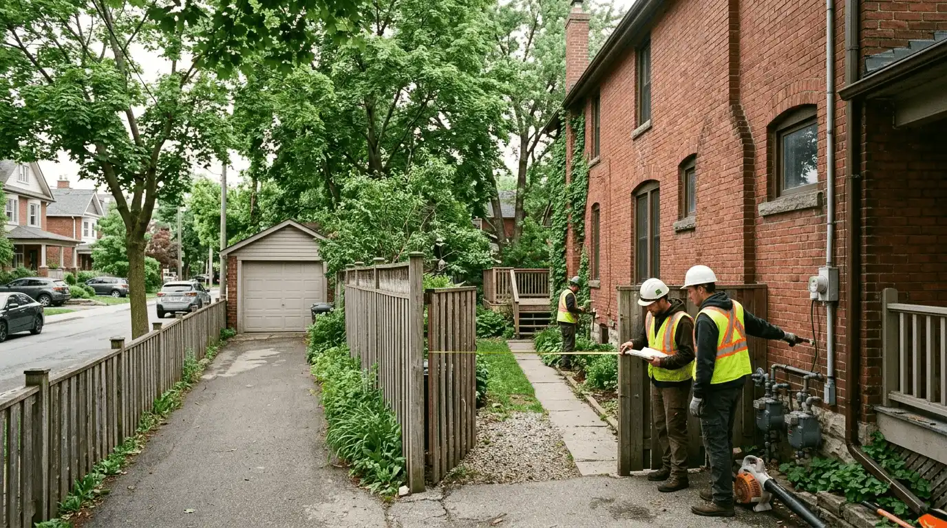 Tree Services in York tree-service access planning in Oakwood Village, York