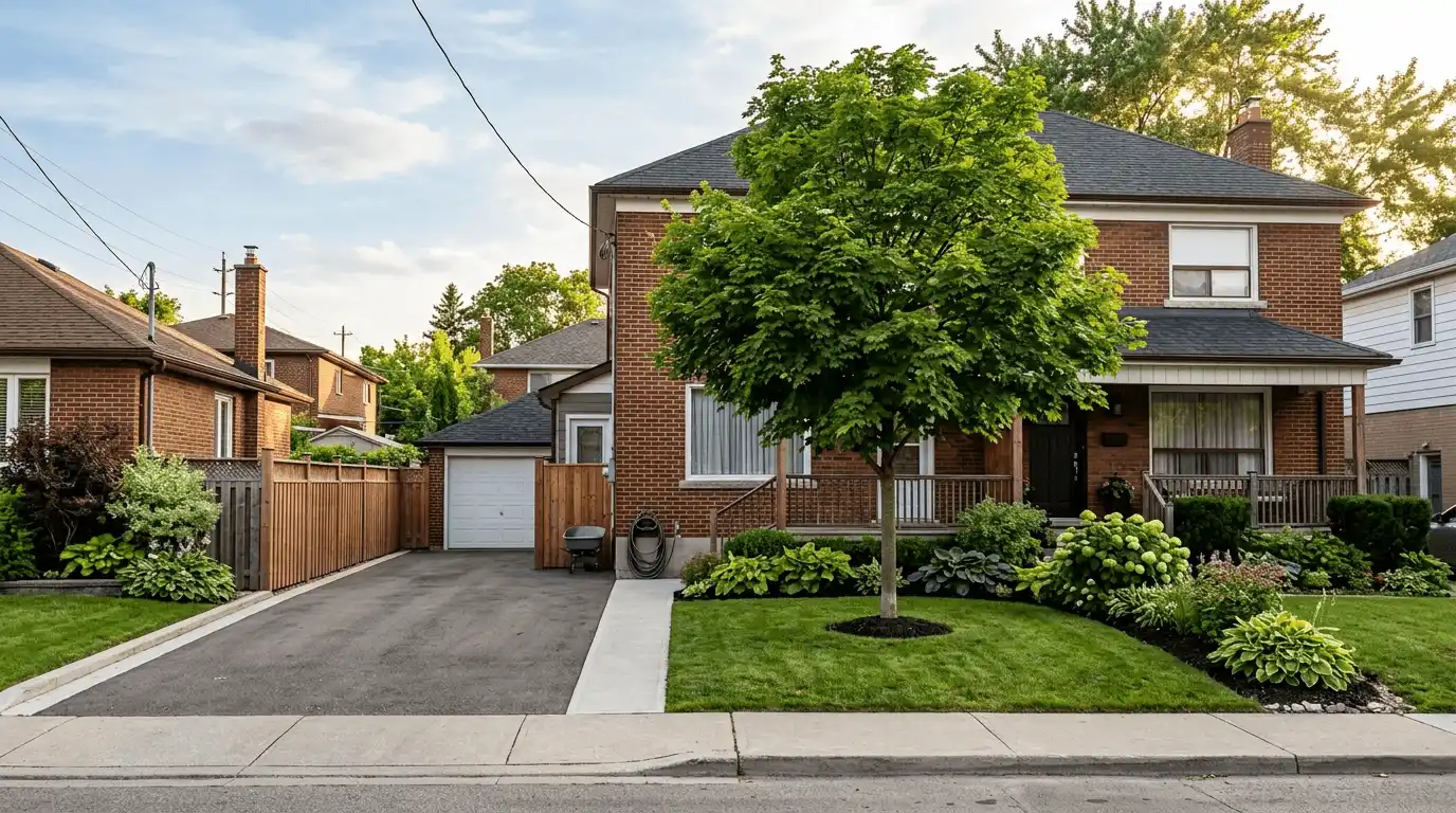 Tree Services in York finished property after tree care in Keelesdale, York